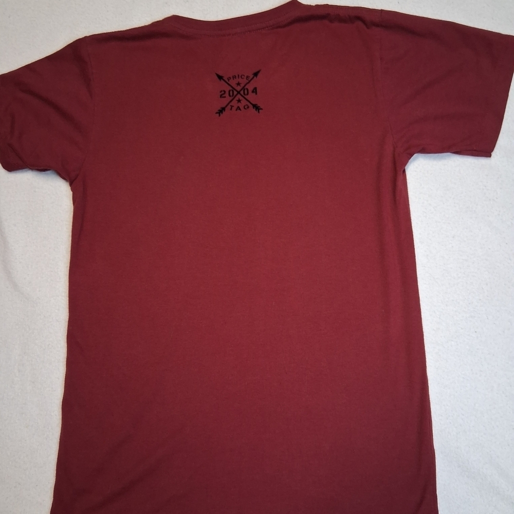 4/20$ ➡️ Men's Red Graphic T-Shirt - Picture 3 of 4